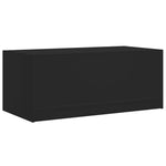 HKH Mesa de Centro com Portas de Preto em Vidro