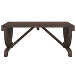 HKH Mesa de Centro para Jardim 90x50x40 Cm Madeira de Abeto Maciça - Marrom