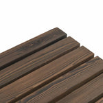 HKH Mesa de Centro para Jardim 90x50x40 Cm Madeira de Abeto Maciça - Marrom