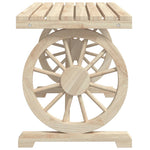 HKH Mesa de Jardim 115x55x65 Cm Madeira de Abeto Maciça - Marrom