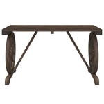 HKH Mesa de Jardim 115x55x65 Cm Madeira de Abeto Maciça - Marrom