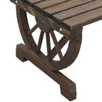 HKH Mesa de Jardim 115x55x65 Cm Madeira de Abeto Maciça - Marrom