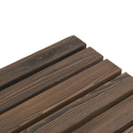 HKH Mesa de Jardim 115x55x65 Cm Madeira de Abeto Maciça - Marrom