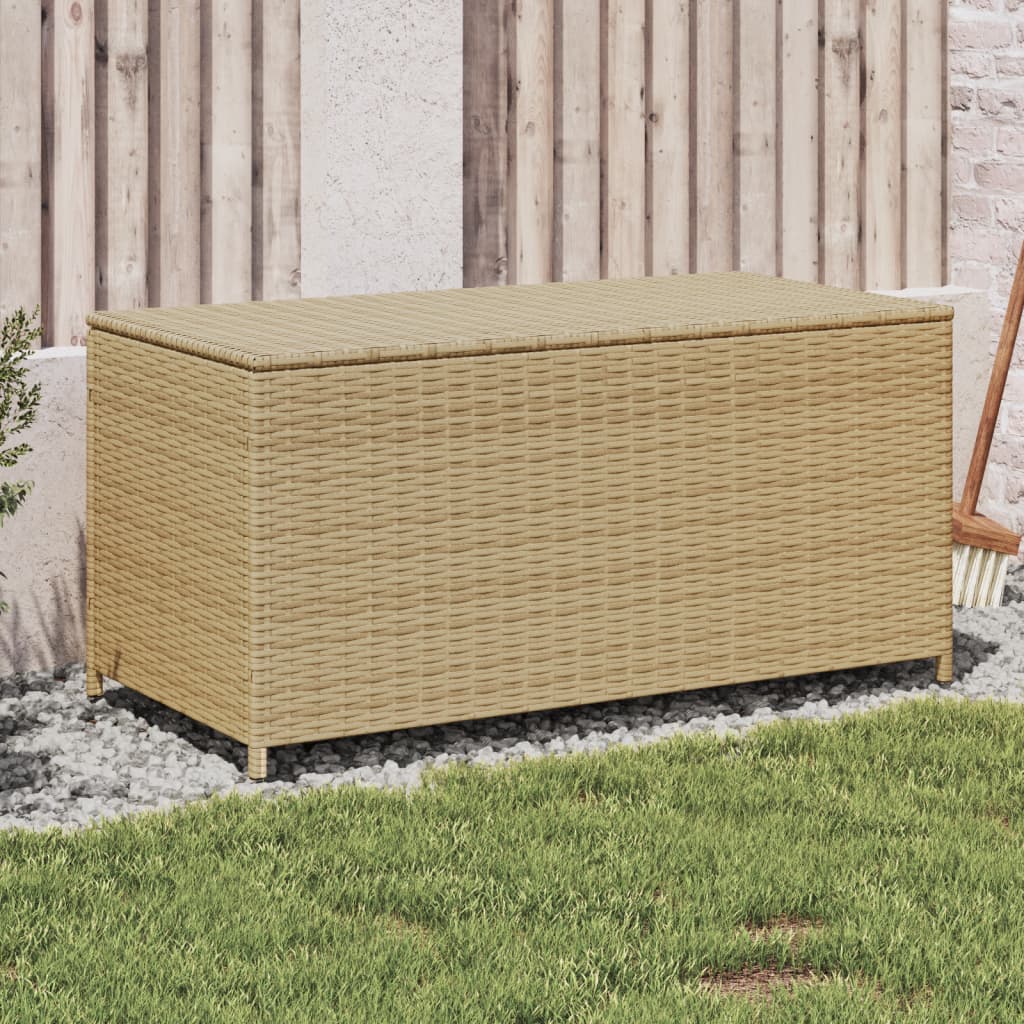 HKH Arcón de Almacenamiento de Jardín 190L Ratán PE Mixto - Beige