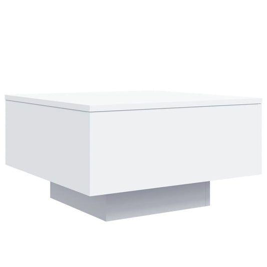 HKH Mesa de Centro com Luzes Led - Branco