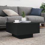 HKH Mesa de Centro com Luzes Led - Preto