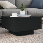 HKH Mesa de Centro com Luzes Led - Preto
