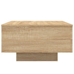 HKH Mesa de Centro com Luzes Led Carvalho Sonoma