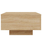 HKH Mesa de Centro com Luzes Led Carvalho Sonoma