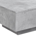 HKH Mesa de Centro com Luzes Led Cimento - Cinzento