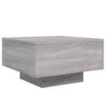 HKH Mesa de Centro com Luzes Led Sonoma - Cinzento