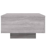 HKH Mesa de Centro com Luzes Led Sonoma - Cinzento