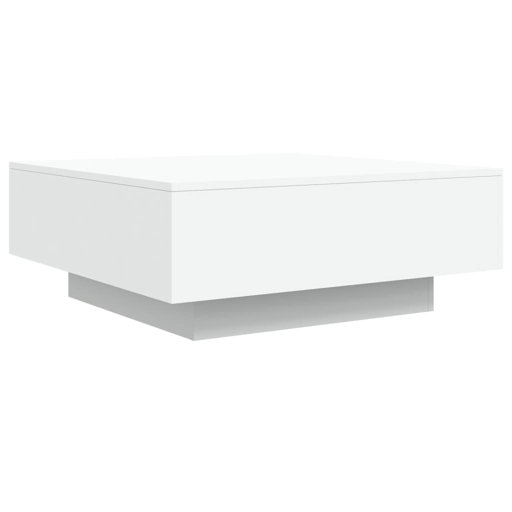 Mesa de centro HKH con luces led - Blanca