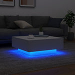 HKH Mesa de Centro com Luzes Led - Branco
