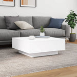 HKH Mesa de Centro com Luzes Led - Branco