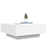 HKH Mesa de Centro com Luzes Led - Branco