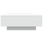 HKH Mesa de Centro com Luzes Led - Branco