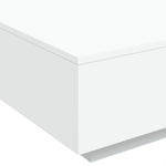 HKH Mesa de Centro com Luzes Led - Branco