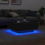 HKH Mesa de Centro com Luzes Led - Preto