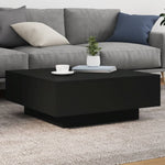 HKH Mesa de Centro com Luzes Led - Preto