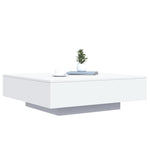 HKH Mesa de Centro com Luzes Led - Branco
