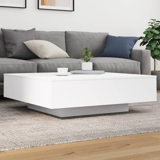 HKH Mesa de Centro com Luzes Led - Branco