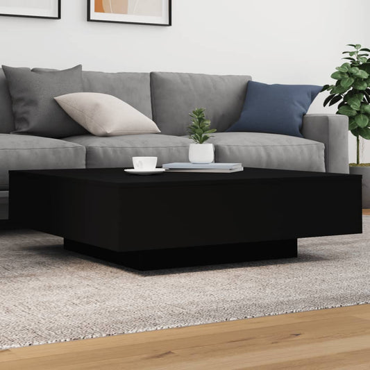Mesa de centro HKH con luces LED - Negro