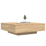 HKH Mesa de Centro com Luzes Led Carvalho Sonoma