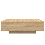 HKH Mesa de Centro com Luzes Led Carvalho Sonoma