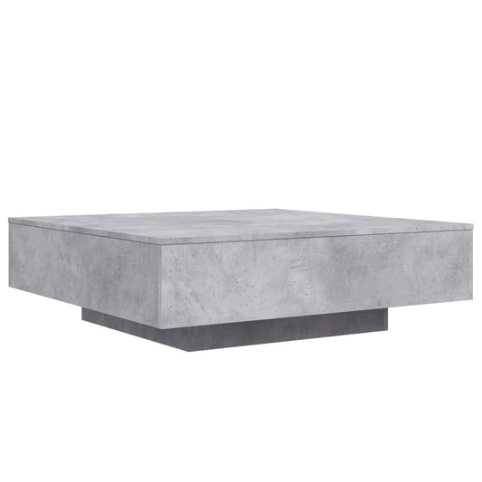 HKH Mesa de Centro com Luzes Led Cimento - Cinzento