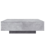 HKH Mesa de Centro com Luzes Led Cimento - Cinzento