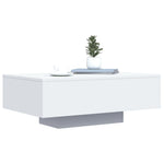 HKH Mesa de Centro com Luzes Led - Branco