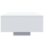 HKH Mesa de Centro com Luzes Led - Branco