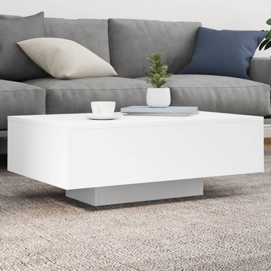 HKH Mesa de Centro com Luzes Led - Branco