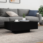 HKH Mesa de Centro com Luzes Led - Preto