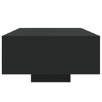 HKH Mesa de Centro com Luzes Led - Preto