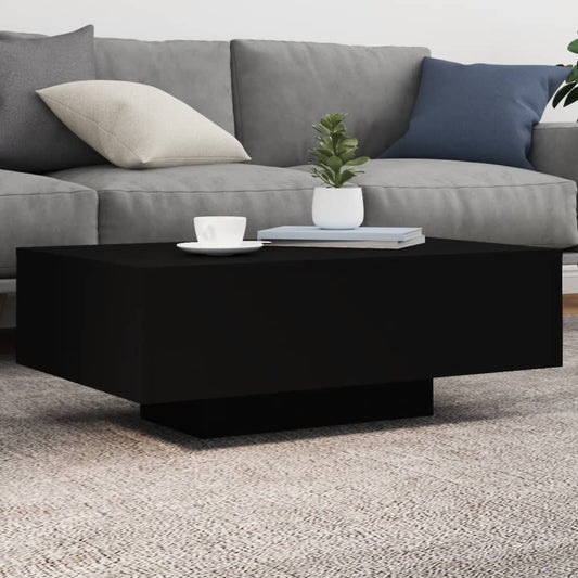 Mesa de centro HKH con luces LED - Negro