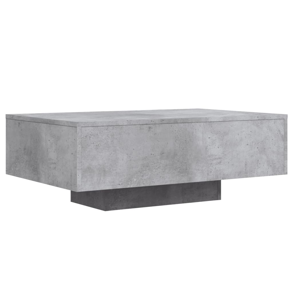 HKH Mesa de Centro con Luces Led Cemento - Gris