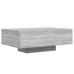 HKH Mesa de Centro com Luzes Led Sonoma - Cinzento