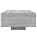 HKH Mesa de Centro com Luzes Led Sonoma - Cinzento