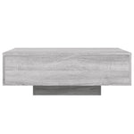 HKH Mesa de Centro com Luzes Led Sonoma - Cinzento