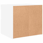 HKH Mesa de Cabeceira com Luzes Led - Branco