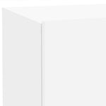 HKH Mesa de Cabeceira com Luzes Led - Branco
