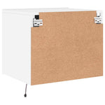 HKH Mesa de Cabeceira de Parede com Luzes Led - Branco