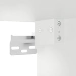 HKH Mesa de Cabeceira de Parede com Luzes Led - Branco