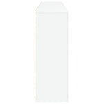 Aparador alto HKH de madera prensada, vidrio con luces led 181,5 x 37 x 100 cm - Blanco