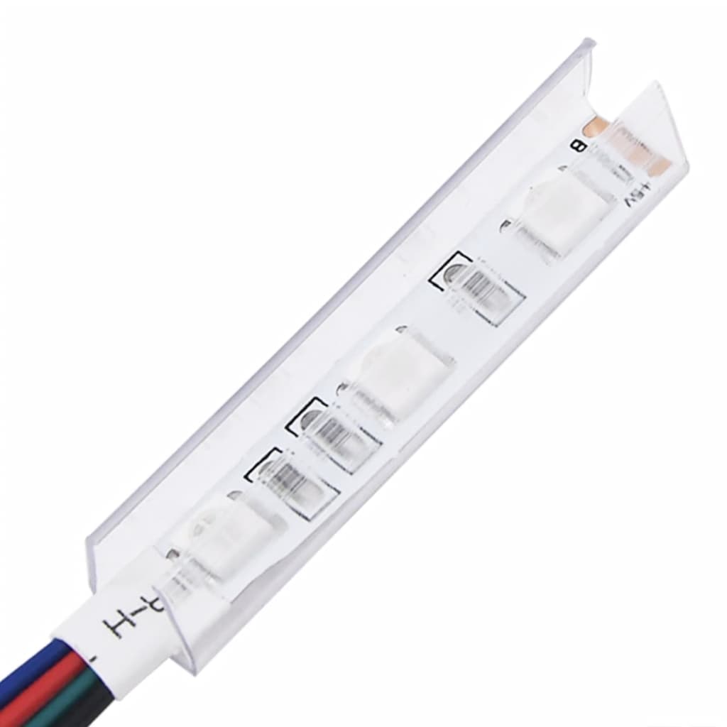 HKH Aparador Alto em derivados de Madeira, Vidro com Luzes Led 181,5 X 37 X 100 Cm - Cinzento-Cimento