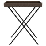 HKH Mesa Bandeja Dobrável 65x40x75 Cm Vime Pe Castanho - Marrom