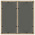 HKH Mesa de Jardim com Tampo de Vidro 90x90x75 Cm Vime Pe - Bege