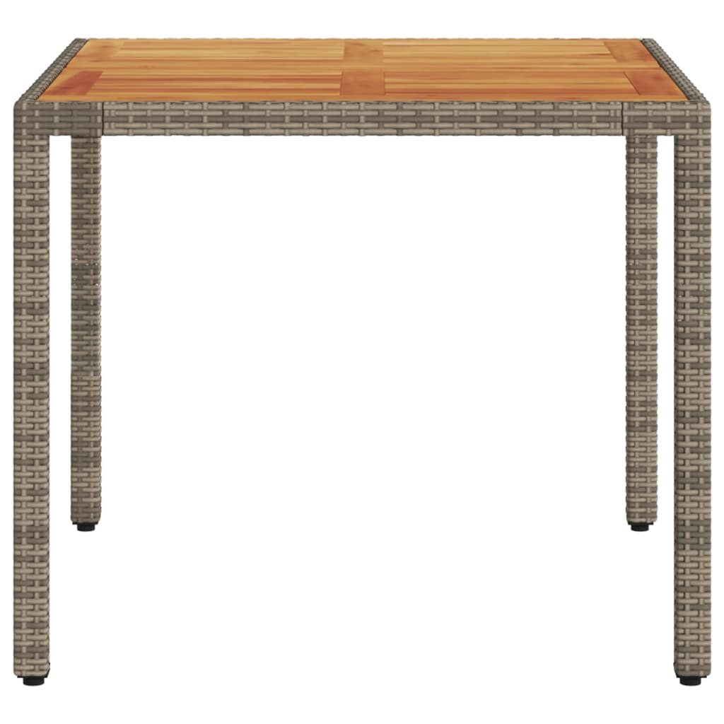 HKH 8 Piezas Conjunto de Salón de Jardín Pino Macizo - Negro
